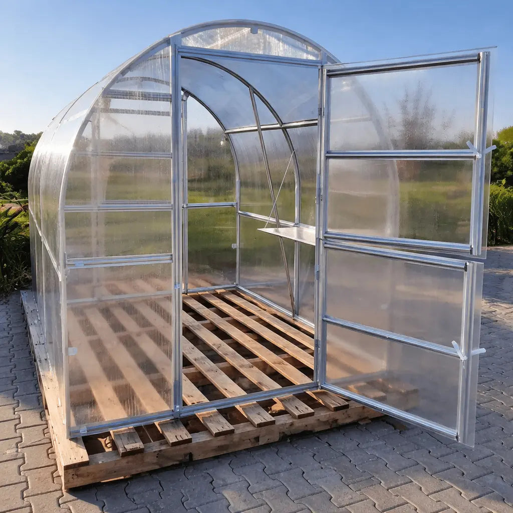 Mini serre de jardin polycarbonate compacte
