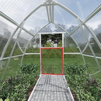 Porte supplémentaire pour serre de jardin en polycarbonate AtmoSerre
