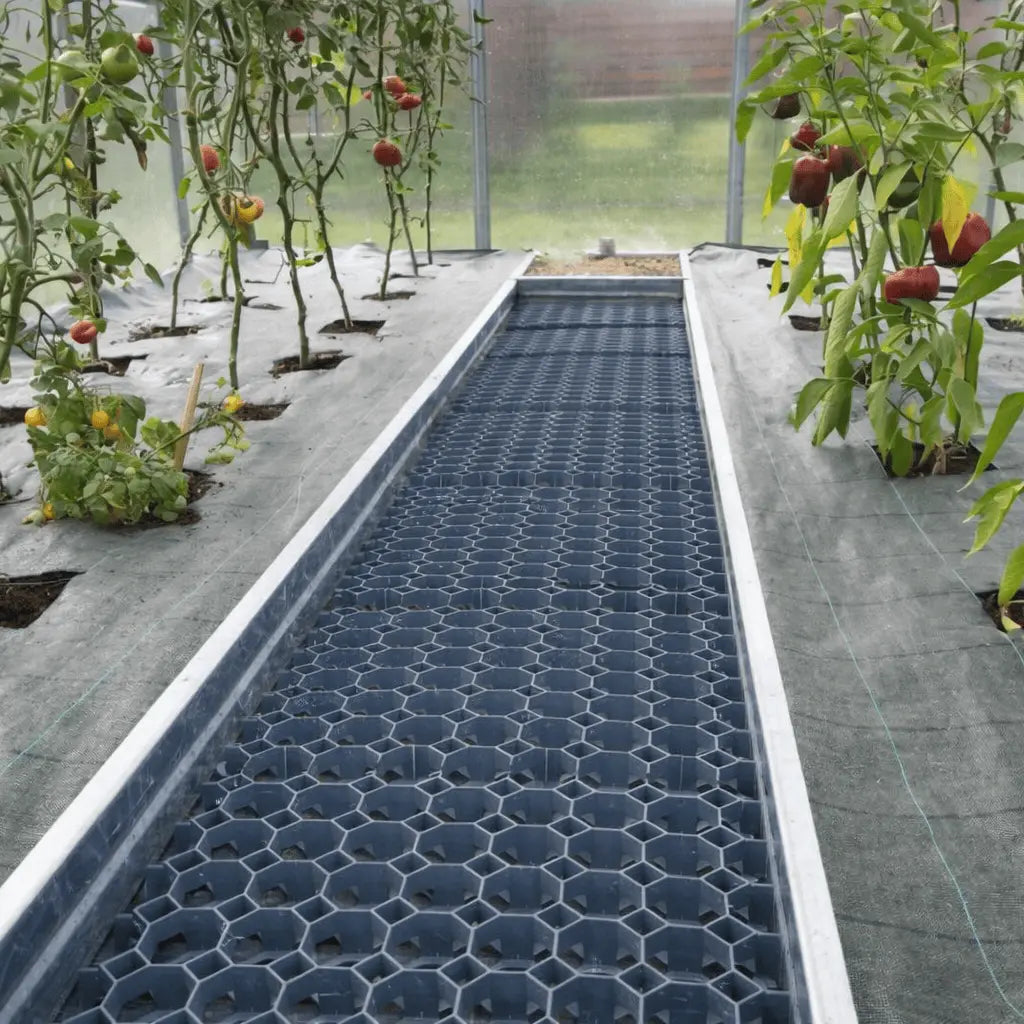Séparateur d’allée pour serre de jardin en polycarbonate - AtmoSerre