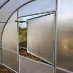 Système d’ouverture automatique pour portes et fenêtres de serre de jardin en polycarbonate AtmoSerre