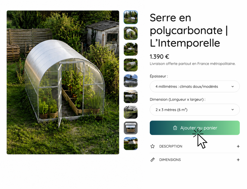 Vous commandez en ligne