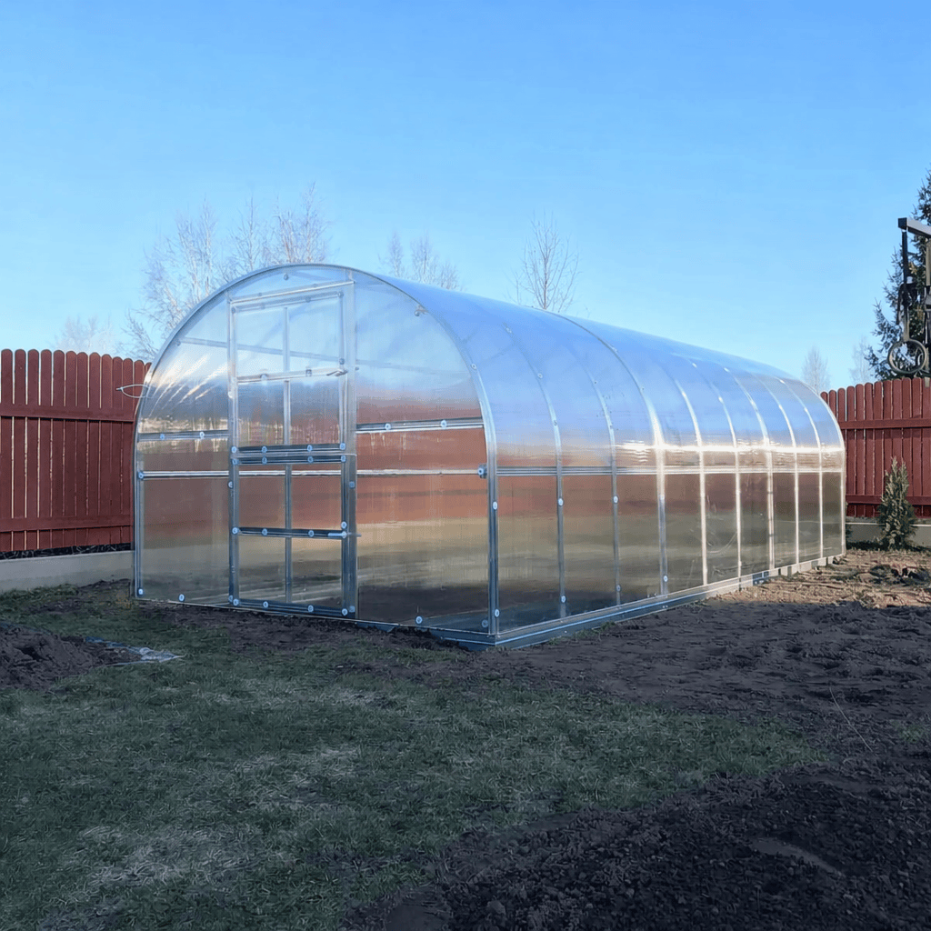 Serre de jardin polycarbonate L'intemporelle en 6x3 mètres