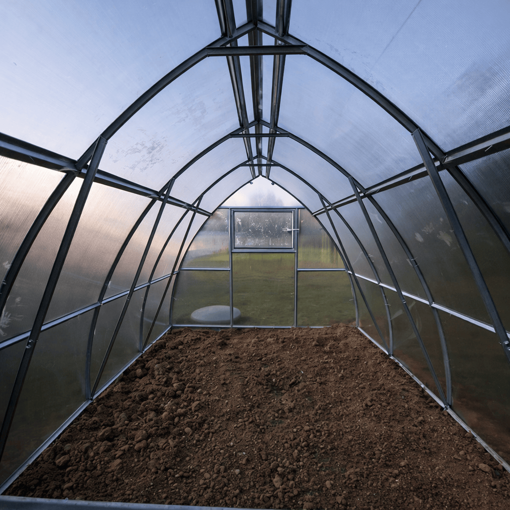 serre de jardin polycarbonate toit ogive La Flèche 12m² AtmoSerre