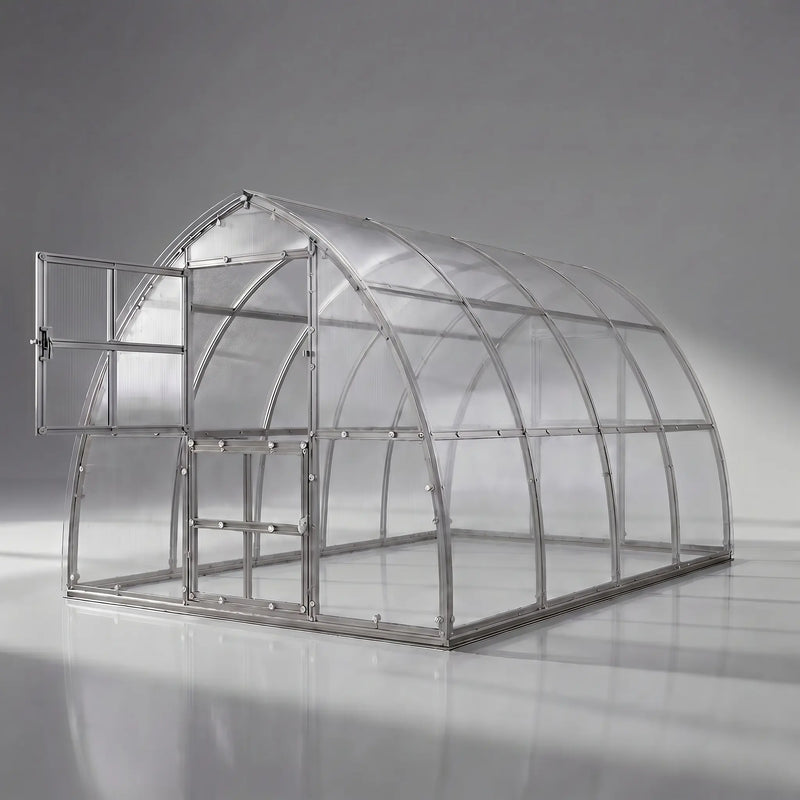 serre de jardin polycarbonate toit ogive La Flèche 12m² AtmoSerre